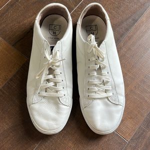 Cole haan white leather sneakers